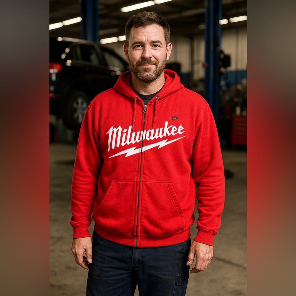 Milwaukee m12 heated jacket red XL NO BATTERY, CHARGER OR CORD